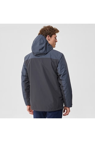 Jack Wolfskin Taubenberg 3-in-1 Siyah Erkek Ceket Düz 1115311