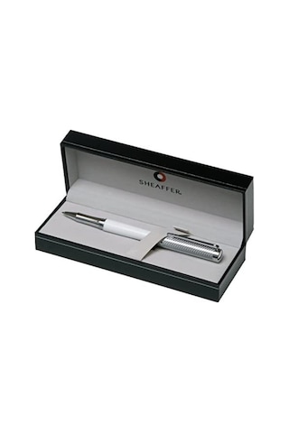 Sheaffer Beyaz Gövde Metal Desenli Kapak Tük.kalem Çok Renkli