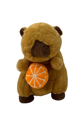 Peluş Oyuncak 25 Cm Sevimli Kapibara Ultra Yumuşak Sarılmalık Peluş Kapibara Çok Renkli