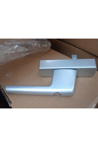 Si-aubi Anahtarlı Alüminyum Eksenel Kol Gümüş Gri Siegenia Aubi