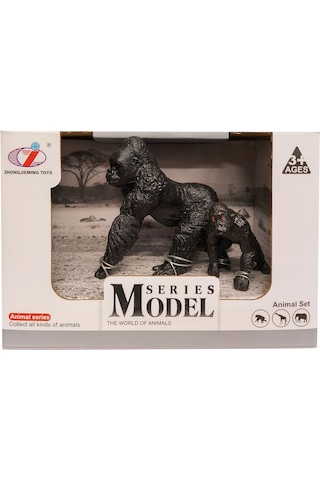 Calimera Toys Hayvan Figürleri Oyuncak Goril Ve Yavrusu Hayvan