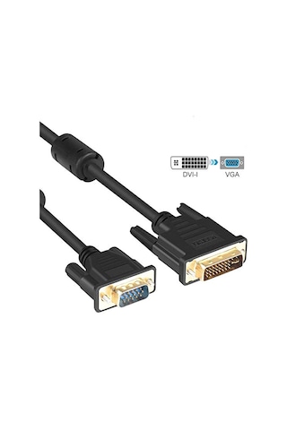 1.8M 24+5 Dvi To Vga Kablo - Dvi To Vga 1.8M 24+5 Dvi To Vga Kablo - Dvi To Vga