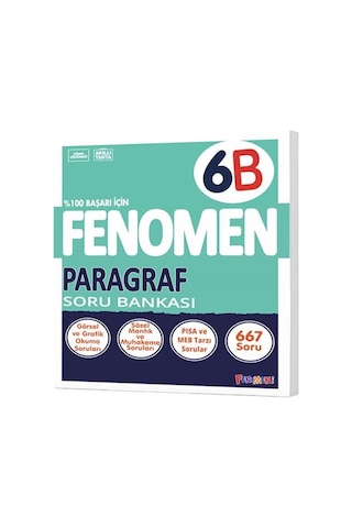 Fenomen Okul 2024 6. Sınıf Paragraf B İleri Düzey Soru Bankası 2024
