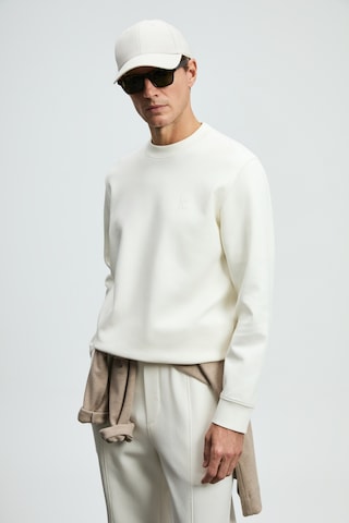 Lufian Grand Erkek Sweatshirt Kırık Beyaz Kırık Beyaz 112030192100510