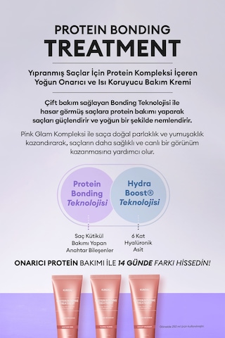 Yoğun Onarıcı Ve Isı Koruyucu Bakım Kremi Kundal Protein Bonding Treatment 50ml Violet Muguet