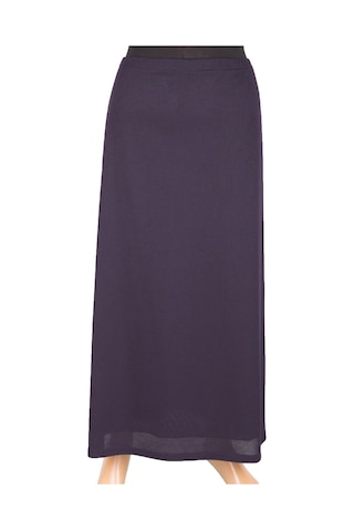 Hesna Kadın Buğra Astarlı Çan Kesim Mürdüm Etek 001