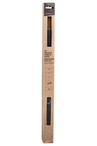 Quechua Fiberglas Pol Seti - 8,5 Mm Çap Siyah/gri