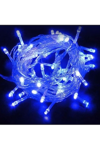 Yps-100m Mavi Işık Yılbaşı Süsü 10 Mt 100 Ledli 220 Volt