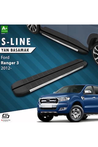 S-dizayn Ford Ranger 3 S-line Krom Yan Basamak 203 Cm 2012 Üzeri