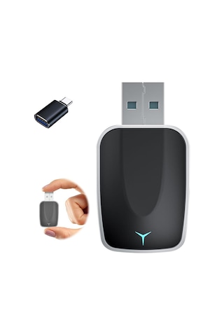 Maiyame Kablosuz Carplay Ve Android Auto Destekli 2-in-1 Araç Adaptörü, Bluetooth/wlan Bağlantısı, İos 10+ Ve Android 11+ Uyumlu, Akıllı Ses Kontrolü, Plug&play - Gümüş Gri