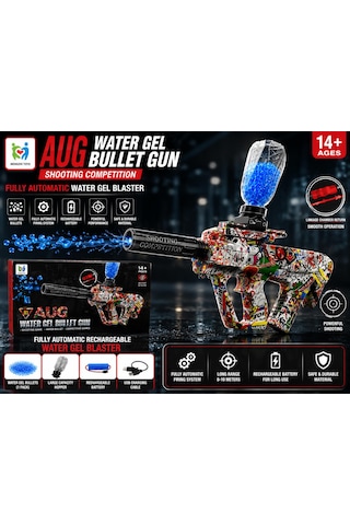 Masita Gel Blaster Su Topu Su Maymuncuğu Atan Oyuncak Şarjlı Tam Otomatik. 45 Cm Karma Renk Ve Model Gönderilir