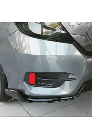 Honda - Civic Fc5 2016-20 Uyumlu Arka Çıkıntılı Flap Piano Black