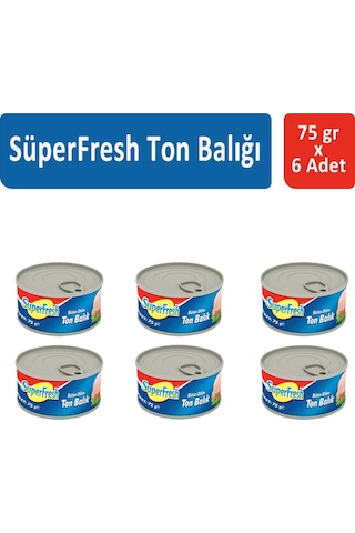 Superfresh Ton Balığı 6 x 75 G