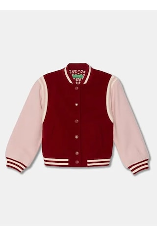 United Colors Of Benetton Benetton Kırmızı Kız Çocuk Düz Ceket 20pycn04p Kırmızıı