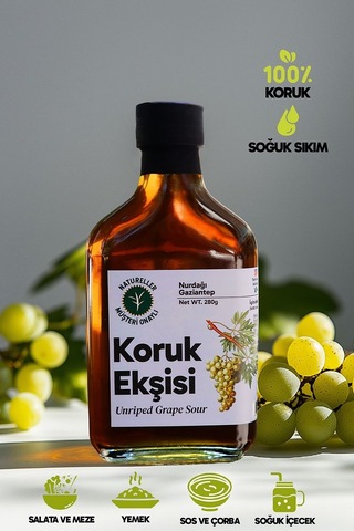 Natureller Koruk Ekşisi Tatlı Ekşi 3 x 280 G