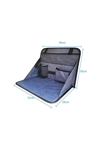Araç Koltuk Arkası Eşya Düzenleyici Organizatör Katlanır Ve Masa