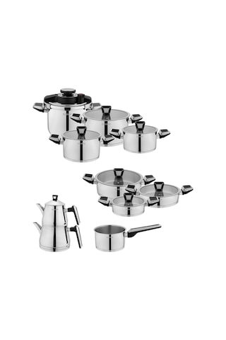 Schafer Premium Çelik Çeyiz Seti 18 Parça-ınox Inox