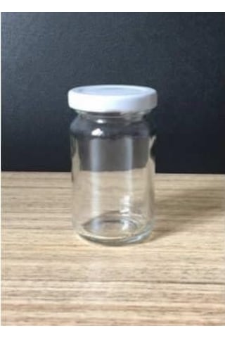 Mobilreyon 20 Adet 105 Cc Cam Kavanoz , Beyaz Kapaklı