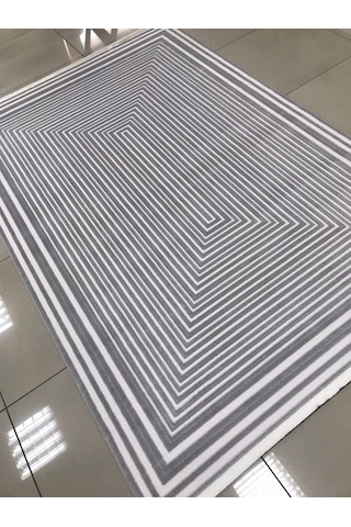 Merinos Halı Arden 72821 096 Serisi Akrilik Salon Oturma Yatak Odası Halısı Gri - Krem