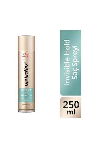 Wellaflex Invisible Hold Görünmez Tutuş Sağlayan Saç Spreyi Extra Strong Hold 250 ML