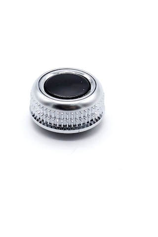 Youtek Audi Mmı Ses Kontrol Düğmesi - Gümüş/siyah Plastik, 6.5x3.5x6.5cm, 7g