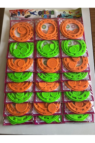 Desen Çizim Cetveli Spirograph 3 Boyutlu 6 Adet Mavi
