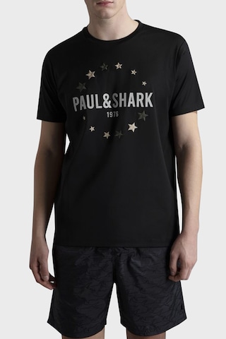 Paul & Shark Erkek T Shirt 24411044 011 Siyah SIYAH Siyah