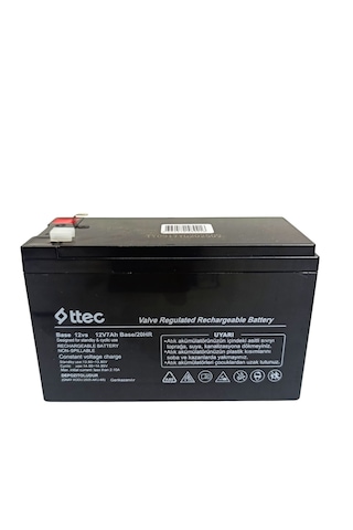 Ttec 12 Volt 7 A Akü -12v 7 Ah Kuru Base Akü 2026 Üretim