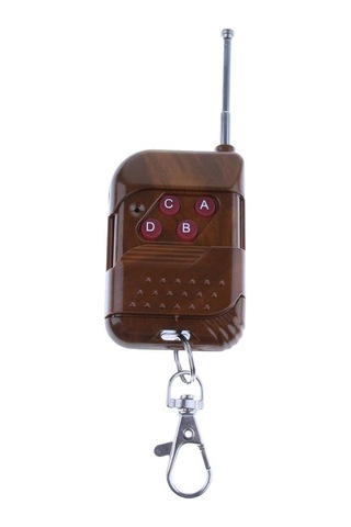 Homyl Motor Işık Garajı Için 12v Kablosuz 4channel Rf Uzaktan 70x50x25mm