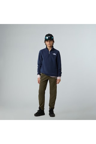 The North Face Teen Glacıer 1/4 Fermuarlı Genç Çocuk Glacier Polar Nf0a8cvg8k21 Lacivert
