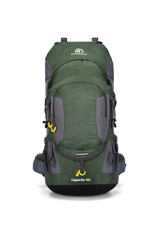 Weikani Çok Amaçlı Suya Dayanıklı 60l Outdoor Sırt Çantası Yeşil