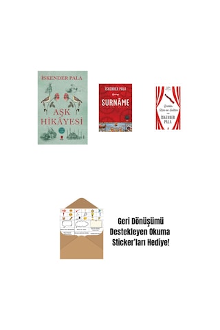 Aşk Hikâyesi + Surnâme - Bir Osmanlı Mâcerası + Darbe: Kan Ve Sultan Ciltli + Okuma Sticker'ları