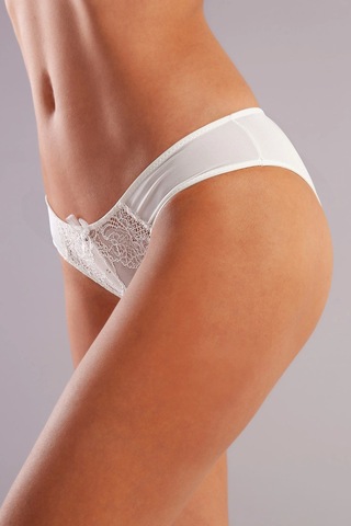 Golshan Gala A Plus Beyaz Dantelli Mini Slip Külot Beyaz