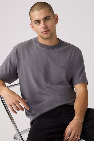 Levi's Erkek Kırmızı Etiketli Vintage Gri Tişört - A0637-0179