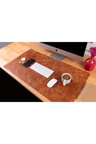 Atelier 91 Saddle Heritage Leather Desk Mat - Large Large Size