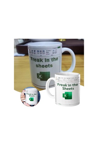 E-tablo Excel Kahve Kupası Komik Geek Kupa Bardağı