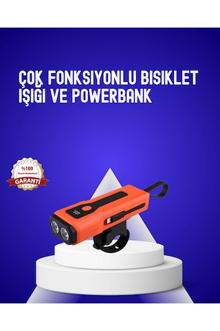 Shnstore 600 Lümen Şarjlı Bisiklet Farı Cob Yan Çakar Acil Durum Shntknd0720 Çok Renkli