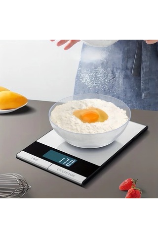 Dashanshop Dijital Mutfak Terazisi 10kg 1g Hassas Tartim Pisirme Yemek Hazirlama Bircok Olcum Birimi 9 98 Kg Paslanmaz Celik Cam Tezgah Cift Guc Secenekli Cok Fonksiyonlu -