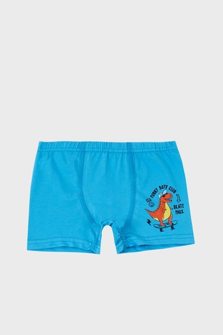 Lela  Desenli Streç Pamuklu 5 Li Paket Erkek Çocuk Boxer 6651005Dino Çok Renkli