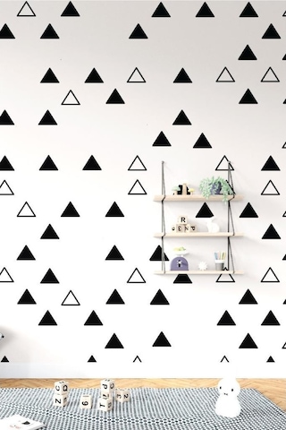 Modern Üçgen Duvar Sticker, Bebek Ve Çocuk Odası Dekoratif Duvar (552800319)