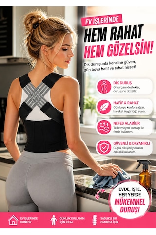 Dik Duruş Korsesi Sırt Korsesi Kamburluk Önleyici Medikal Bel Korsesi Unisex Dik Durma Korsesi Ayarlanır Medikal Dik Duruş Sırt-bel Korsesi Kadın-erkek Kamburluk Önleyici Dik Duruş Sporcu