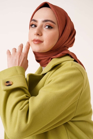 Bambu Kraş Eşarp Tesettür Giyim, Hafif, Rahat, Şık, Yüksek Kalite, Hijab, Scarf, Shawl Kiremit