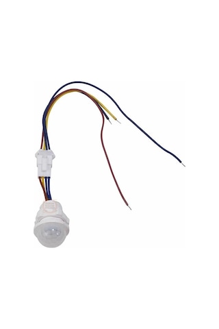 220v Hareket Pır Sensörü - Otomatik Lamba Sensörü 25cm Kablolu