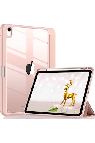 Apple Uyumlu iPad, Air 11inç M2 2024 Kılıf Grafiti Şeffaf Kalem Bölmeli A2902 A2903 A2904