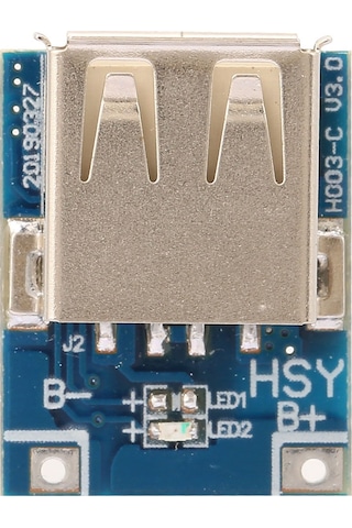 Yaleker 10 Adet 3.7v Girişli 5v/1a Çıkışlı Usb Şarj Modülü, Yüksek Verimlilikli Dıy Şarj Kartı