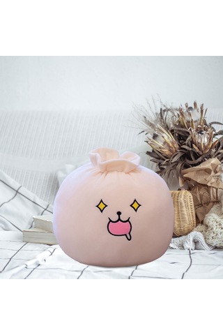 Homyl Bao Bun Dolması Peluş Hamur Yastık Yuvarlak Baozi Çok Stil B