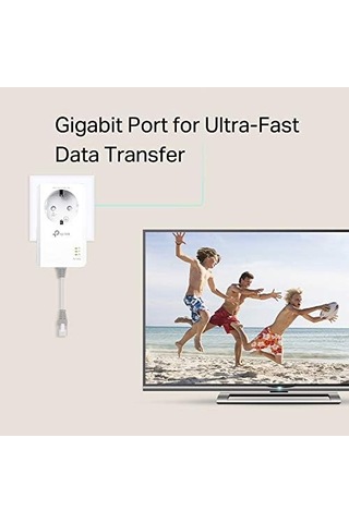 Tl-pa7017p Kıt, Av1000 Gigabit Passthrough Powerline Başlangıç Kiti