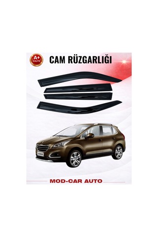 Fiat Doblo 2010-2022 Araca Özel Premium Cam Rüzgarlığı A+ Pianoblack