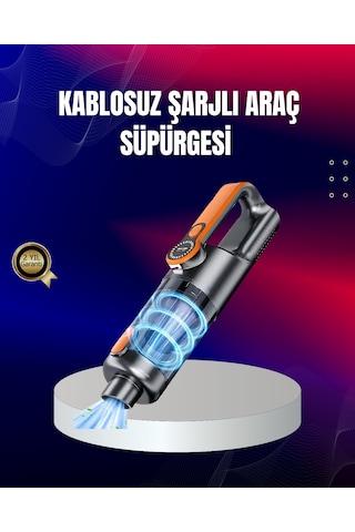 Taşınabilir Şarjlı El Süpürgesi Çok Yönlü Temizlik 5 Başlıklı Numaratör Hediyeli 1