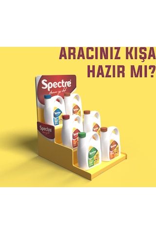 Spectre G12 Kırmızı Süper -40 Antifriz 3 Litre